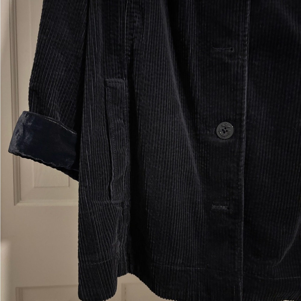 J. Jill Dark Blue Corduroy Blazer - Picture 3 of 7